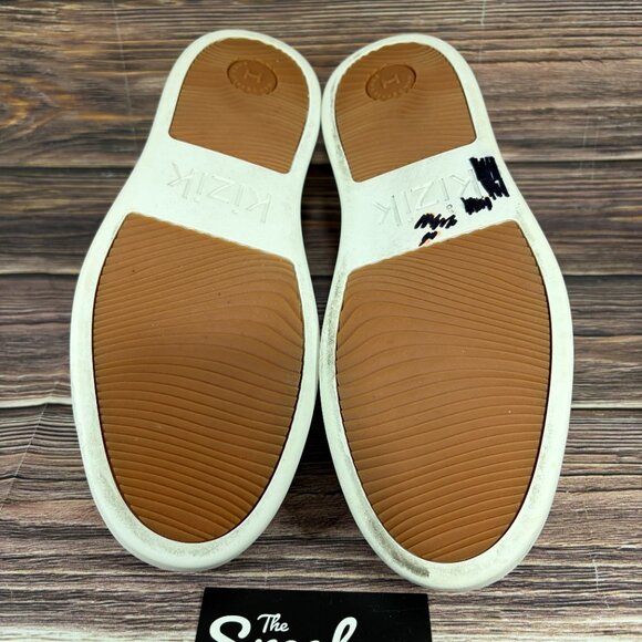 Kizik‎ Men's Sonoma Optic White Leather Casual Lace Up Shoes - Picture 6 of 8